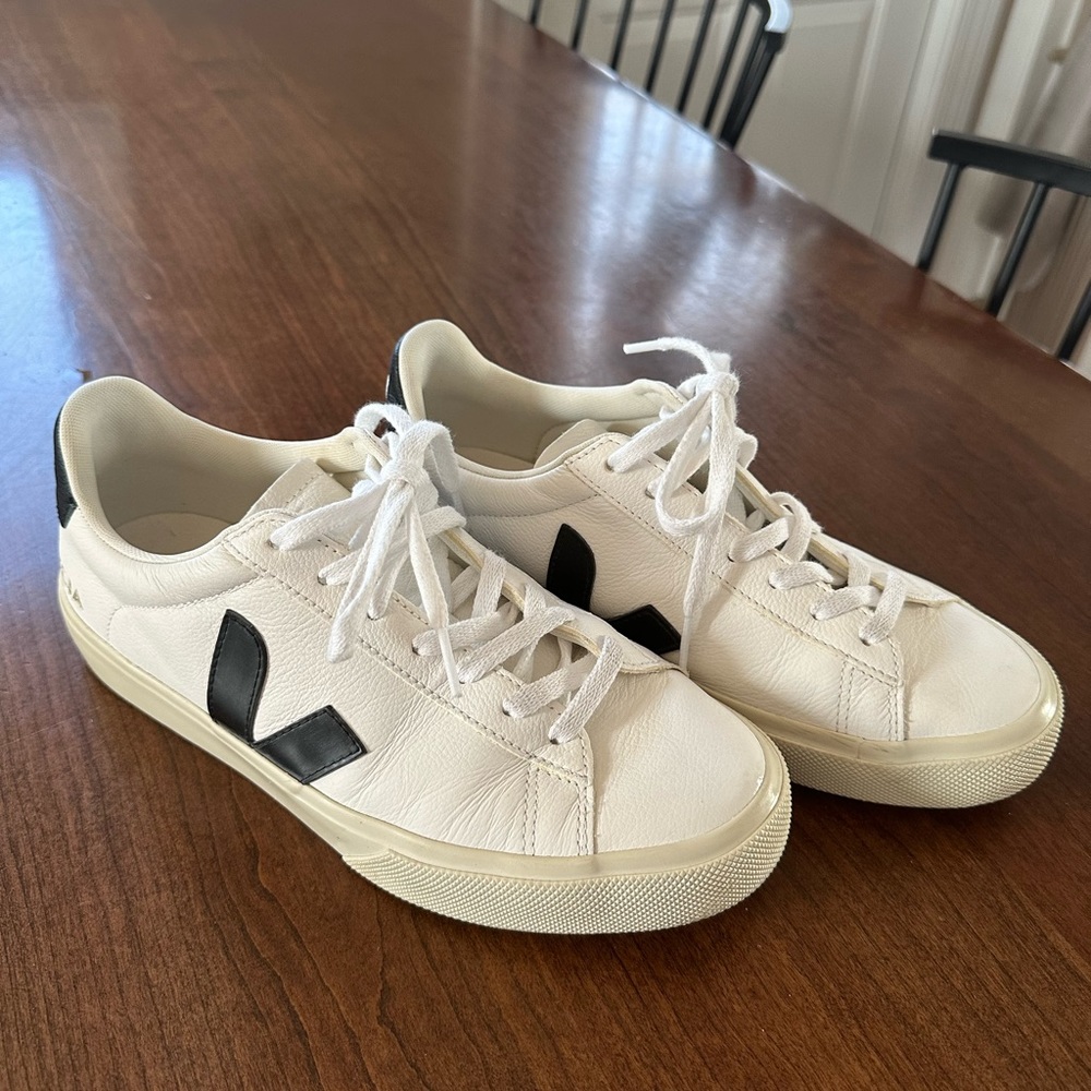 Veja White and Black Women's Sneakers
